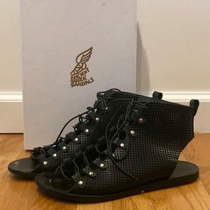 Ancient Greek Sandals Mache Gladiator Laceups